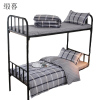 缎暮 全棉套件学生宿舍六件套床上用品 1.2M床(三件套+6斤棉花被+3斤棉花褥垫+枕芯)套