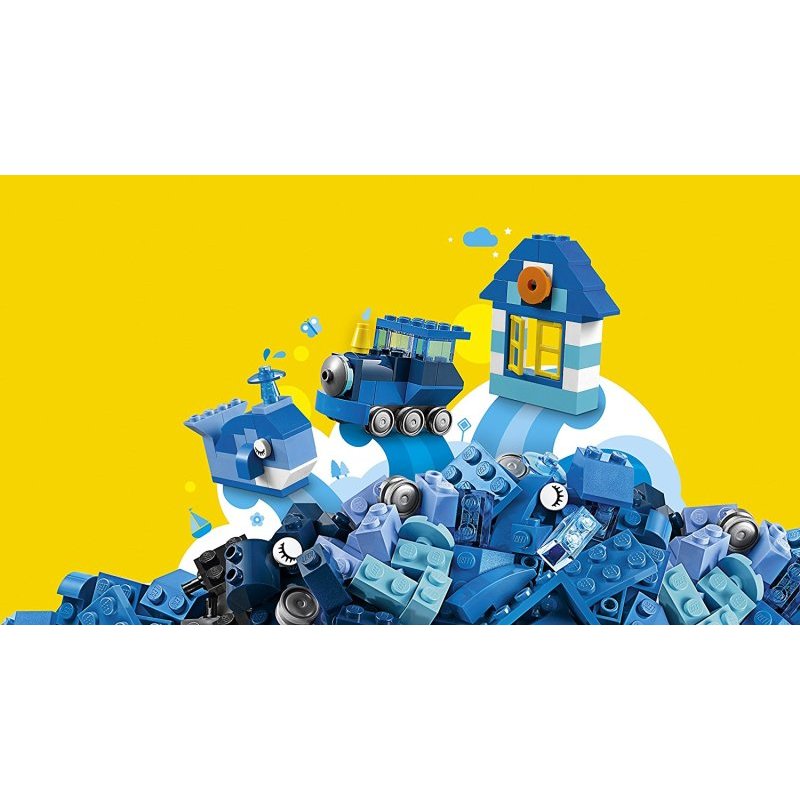 乐高(LEGO)经典系列 零部件 < 蓝色 > 10706 拼插积木塑料玩具 4岁以上 200块以上