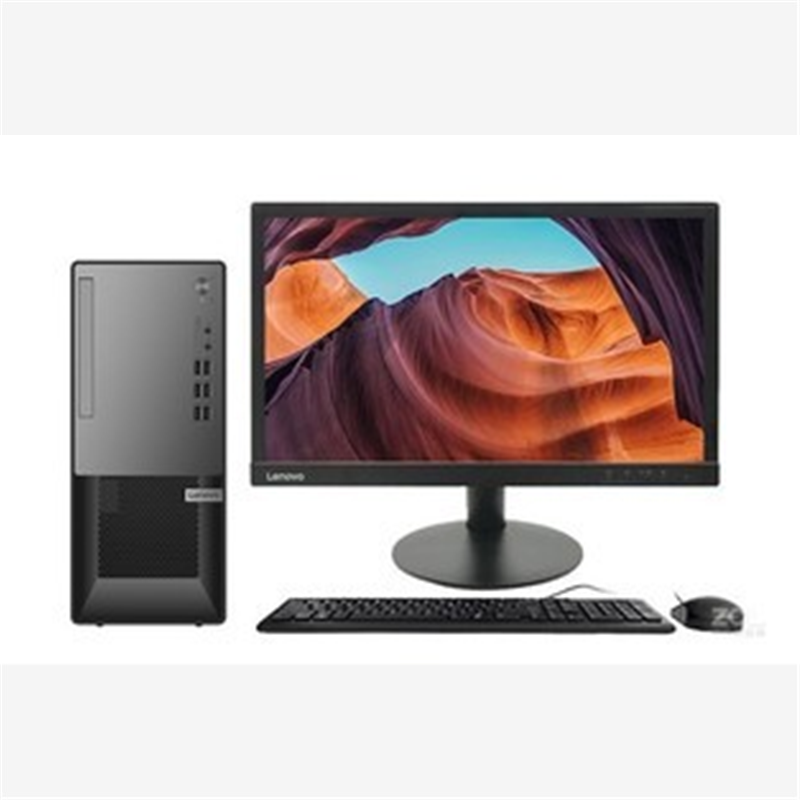 联想(Lenovo)扬天 T4900K 23英寸台式套机 (I5-10400 8G 1T Win10专业版 3年保修)