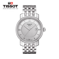 天梭(TISSOT)瑞士手表 经典简约商务质感 港湾系列钢带男士石英表T097.410.11.038.00 情侣礼物