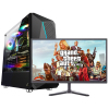 铭能 十代i5六核/GTX1660Ti 6G独显/16G内存/512固态 台式机 台式电脑 组装机 组装电脑 家用办公电脑主机 商务娱乐电脑台式 学生网课 吃鸡电脑+19英寸全套