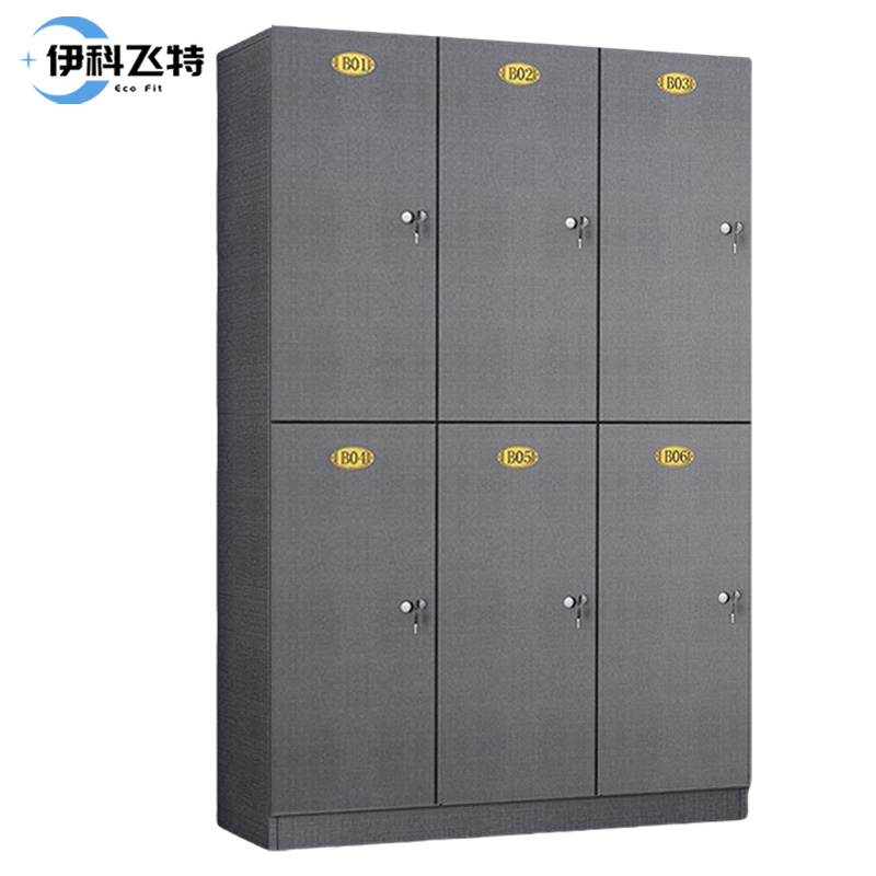 伊科飞特员工更衣柜2层6门1200*500*1800mm台