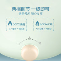 苏泊尔 H12YK29 600W 不沾内锅 蒸炖煮涮 极简旋钮 2档火力 电煮锅