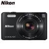 尼康(Nikon) COOLPIX S7000(黑)数码相机 显示屏尺寸3英寸 有效像素值1602