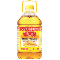 鲁花5S压榨一级花生油5.27L 物理压榨 家用桶装 食用油 健康粮油 中秋团购礼品