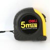 得力(deli) 8208尺钢卷尺 5米5m×19mm加宽型 全包胶防滑耐摔