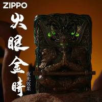 zippo打火机正品斗战胜佛重甲机夜光珐琅创意个性防风送男士男友礼品生日礼物高档送...