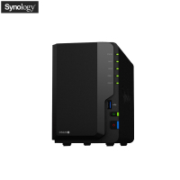 群晖(Synology)DS220+替代DS218+ 2盘位NAS网络存储服务器(无内置硬盘)不规则体SATA接端口