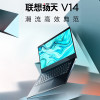 联想(Lenovo)扬天V14 商用办公 轻薄便携 14英寸屏 笔记本电脑 i3-10110U/12G/256GSSD+1T 集显 定制