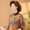 中老年女装秋冬大码上衣女2022新款妈妈装长袖半高领加绒打底衫