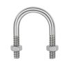 中锦科技 不锈钢U形螺丝U型卡管夹固定管卡 M12*33mm 4.8级 套