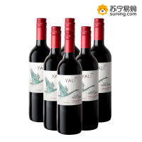 [买赠]智利米其林餐厅选用酒庄野天鹅赤霞珠干红 6瓶整箱装(赠小零食盼盼面包干1000g整箱 + 臻味坚果189g)