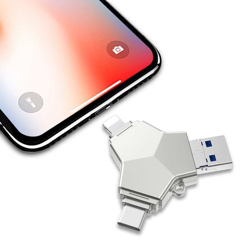 苹果U盘手机电脑两用 iphone安卓type-c手机U盘32G 高速3.0 三星华为小米oppo乐视 OTG多功能U盘高清大图