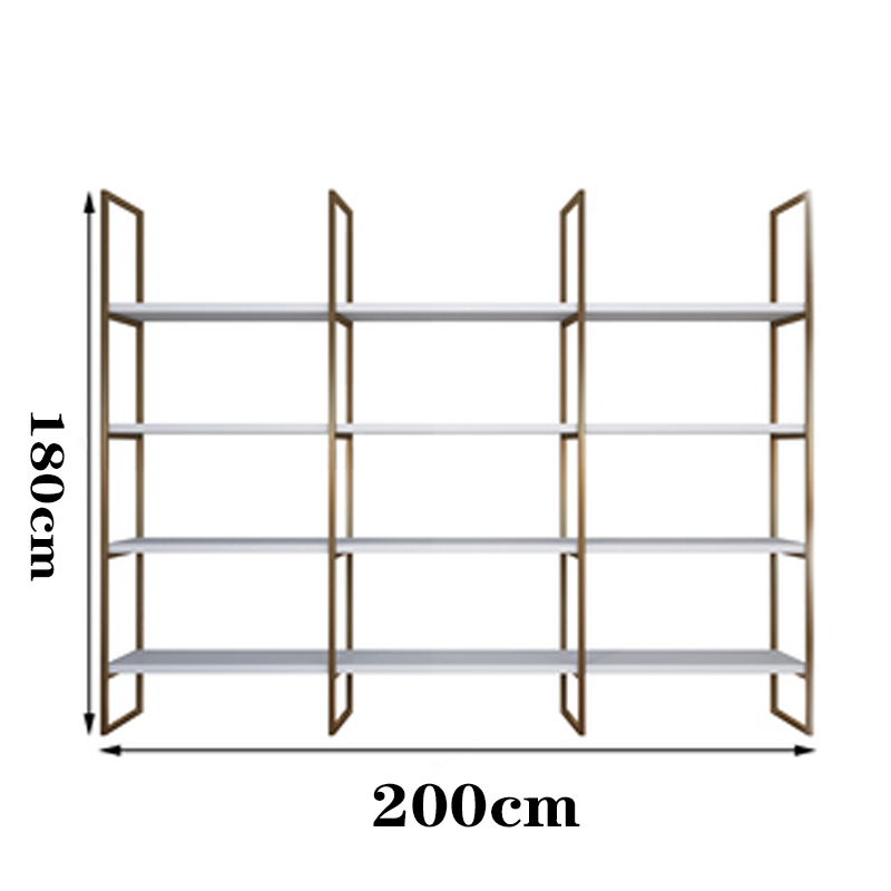 化妆品展示架院产品展示柜精品陈列架店铺置物货架饰品架多层 B款五层200*深30*高180cm
