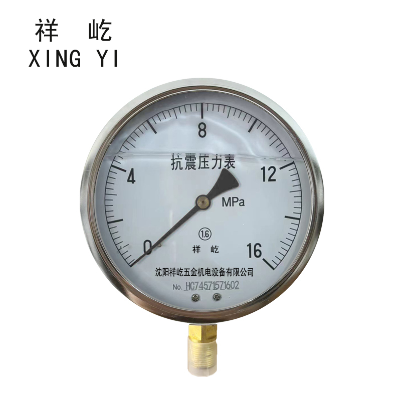祥屹+耐震压力表检测定制型+YTN150+块 0-16Mpa