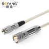 博扬 2M跳线L9-CC4 2M兆E1接头成品跳线 syv75-2-1同轴电缆DDF转接跳线 1芯