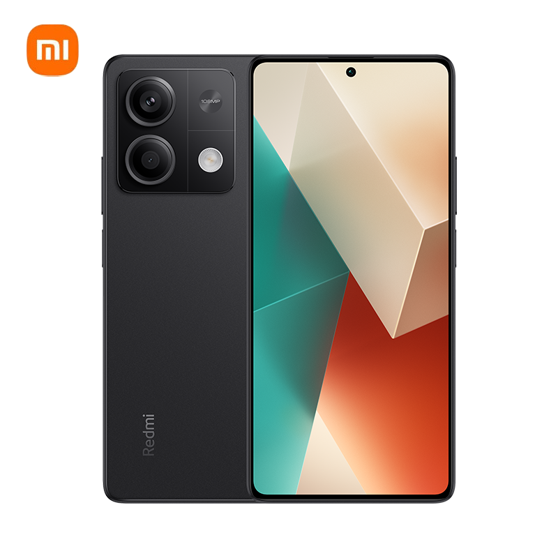 Redmi Note13 5G 1亿像素 超细四窄边OLED直屏 5000mAh大电量 12GB+256GB 子夜黑 小米手机 红米手机