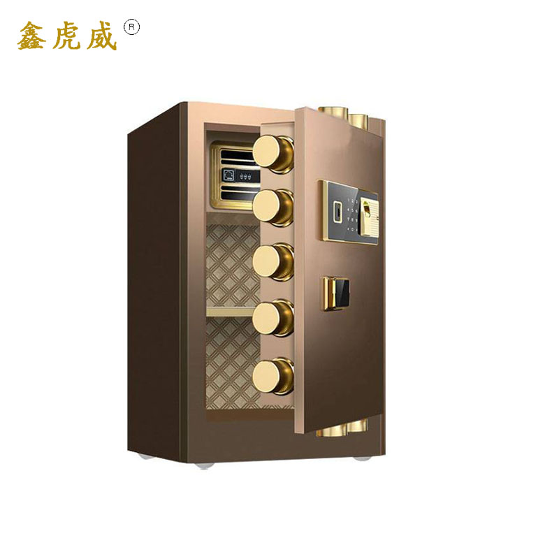鑫虎威保险柜BXG-14台60cm咖啡色指纹锁高清大图