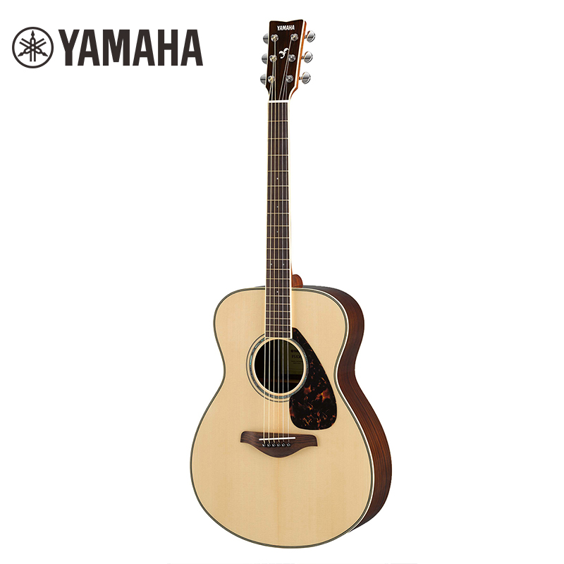 雅马哈自营(yamaha)雅马哈fs830原木色单板民谣木吉他