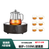 乐么不挑壶电陶炉小型智能保温煮茶器迷你电磁炉古法泡茶玻璃壶烧水炉触摸款[木纹色单炉+玻璃壶A款套餐]