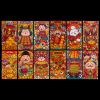 2021新年创意红包个性利是封过年压岁包中国风红包袋12个装|卡通财神送礼 12个装