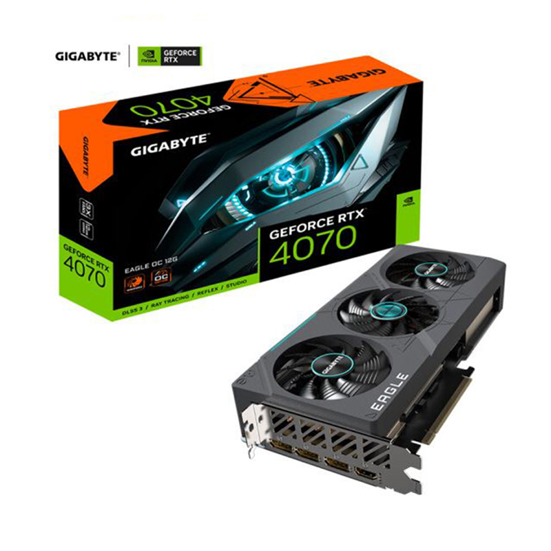 技嘉风魔(GIGABYTE)GeForce RTX 4070 WINDFORCE OC 12G电竞游戏设计智能学习电脑独立显卡支持2K/4K