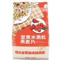 南农 坚果水果粒燕麦片早餐食品 即食代餐 冲饮谷物杂粮干吃零食 坚果水果粒燕麦片 420g