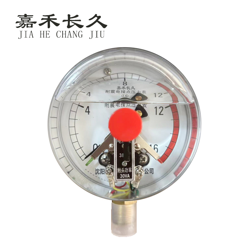 嘉禾长久+抗震耐震电接点压力表检测定制型+YNXC100+块 0-16Mpa