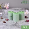 香薰蜡烛 浪漫无烟欧式精油spa 大圆柱烛光晚餐蜡烛 去烟味|绿色绿茶 注意:要拍8只发礼盒装需