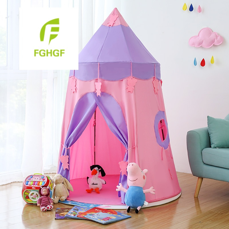 FGHGF儿童帐篷室内女孩游戏屋男孩玩具屋公