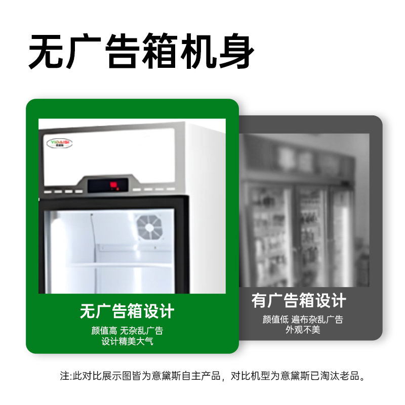 意黛斯 商用大容量果蔬冷藏保鲜柜蔬菜水果立式冷柜饮料酒水展示柜商用冰箱餐饮超市单位食堂冰柜YDS-DBQ-318BF高清大图