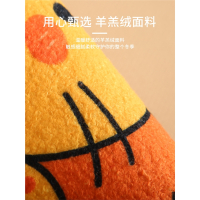 闪电客汽车坐垫冬季毛绒卡通四季通用车用单片加厚保暖座垫椅垫子套冬天