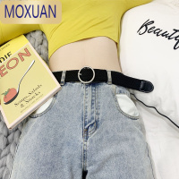 MOXUAN夏季编织帆布皮带女ins风牛仔裤腰带装饰百搭女士裤带免打孔时尚