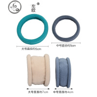 橡皮筋发圈女弹力加粗成人马尾黑色皮套头饰毛巾发绳扎头发头绳 JiMi