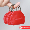 皮质吉他拨片包民谣电木吉他拨片套盒尤克里里弹片钥匙扣拨片夹 乐器配件