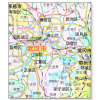 【8K】中国地图册2021年全新 大字版 大16开 34幅省级政区图地势图重点城市图 全新政区地形交通网络 全国景点旅游