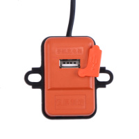 通用电动车车载充电器电动车usb手机充电器防水改装配件36v-100V