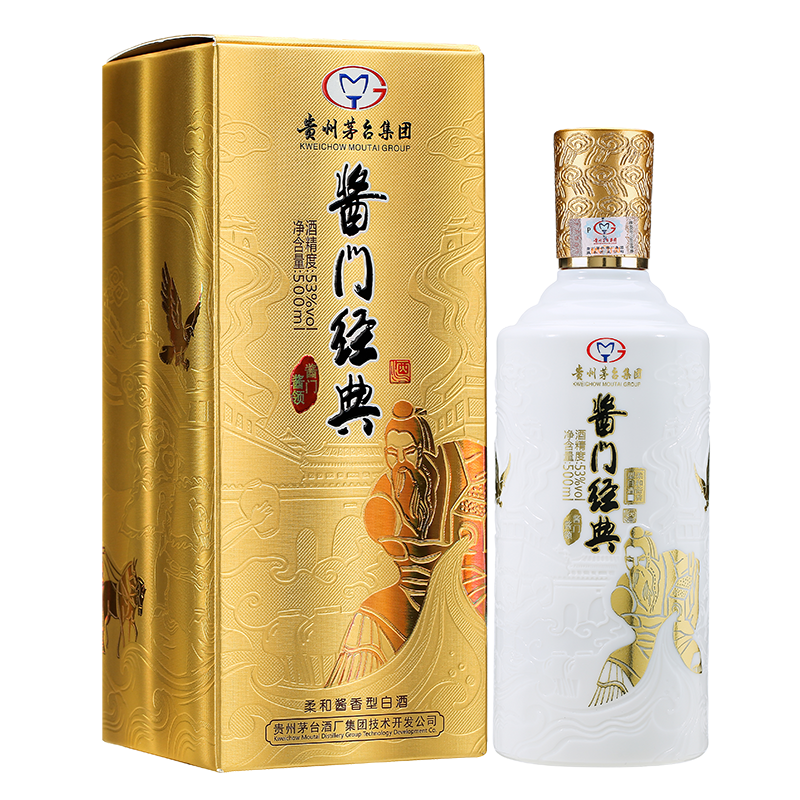 茅台醇 酱门经典酱领酒 53度500ml*1 盒装 酱香型白酒 入口柔顺