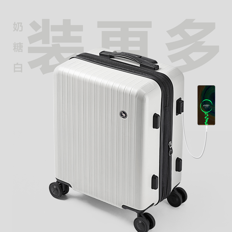 爱华仕行李箱女20寸小型轻便密码拉杆箱男24大容量时尚潮流箱