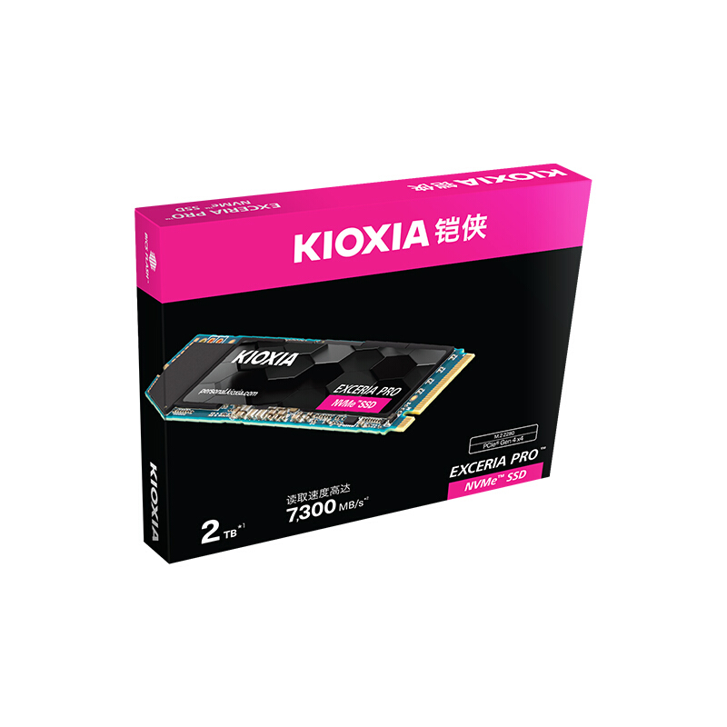 铠侠(Kioxia)2TB SSD固态硬盘 NVMe M.2接口 EXCERIA Pro SE10 超速系列(PCIe 4.0 产品)高清大图