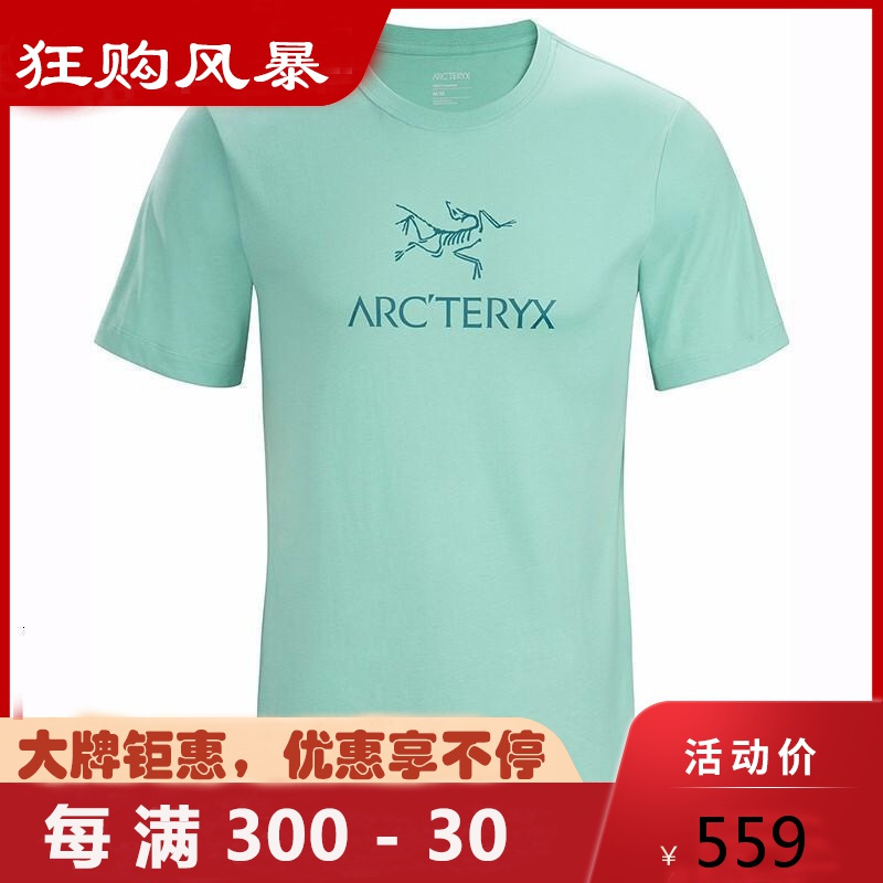 始祖鸟arcteryxarcwordtshirt男款圆领轻质短袖吸湿排汗运动t恤视频