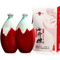 七斤嫂黄酒 二十二年陈酿一坛富贵酒甜型绍兴黄酒花雕酒1.8L*2坛