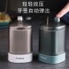 牙签盒家用 创意自动牙签筒 按压式餐厅饭店酒店弹出式收纳盒