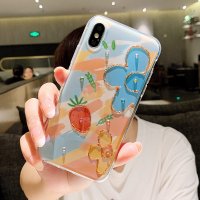 火豹日韩花mte30华为p30手机壳P40卡通p20女mte20清新ov3/4/5