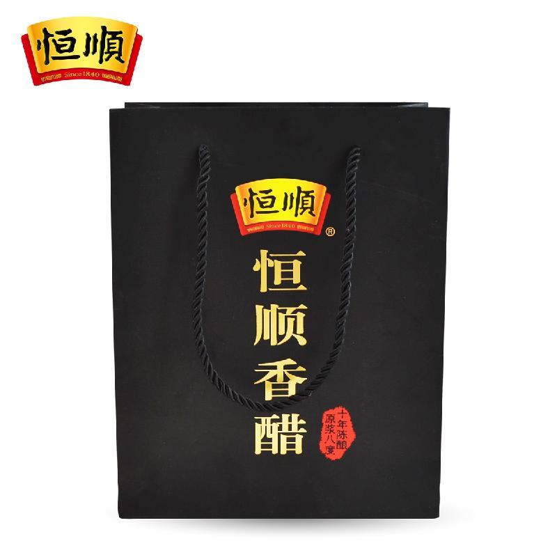 恒顺香醋 300ml *12 十年陈酿 12瓶装(2瓶送一个礼袋)高清大图