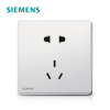 西门子(SIEMENS)开关插座 睿致钛银系列10A五孔电源插座5UB81143NC02
