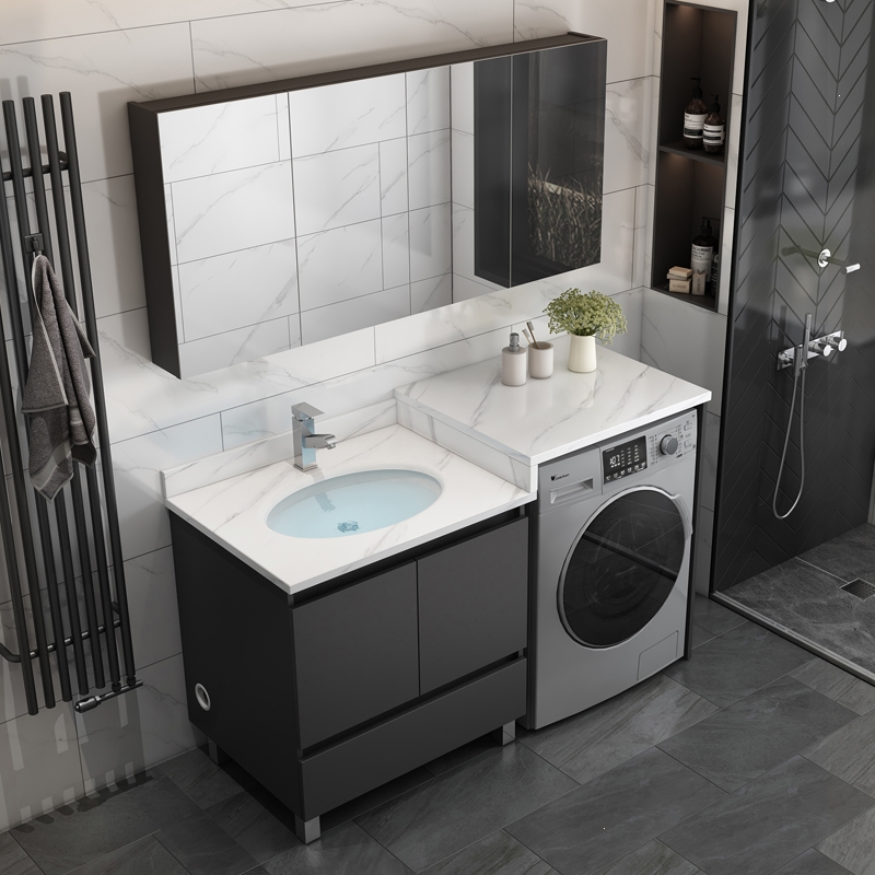 洗衣机伴侣柜手逗阳台卫生间洗手洗脸面盆洗漱台浴室柜一体柜组合参数