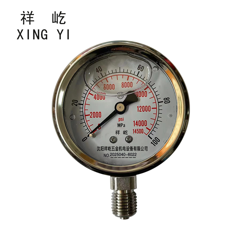 祥屹 耐震压力表 YN60 块 0-100MPA