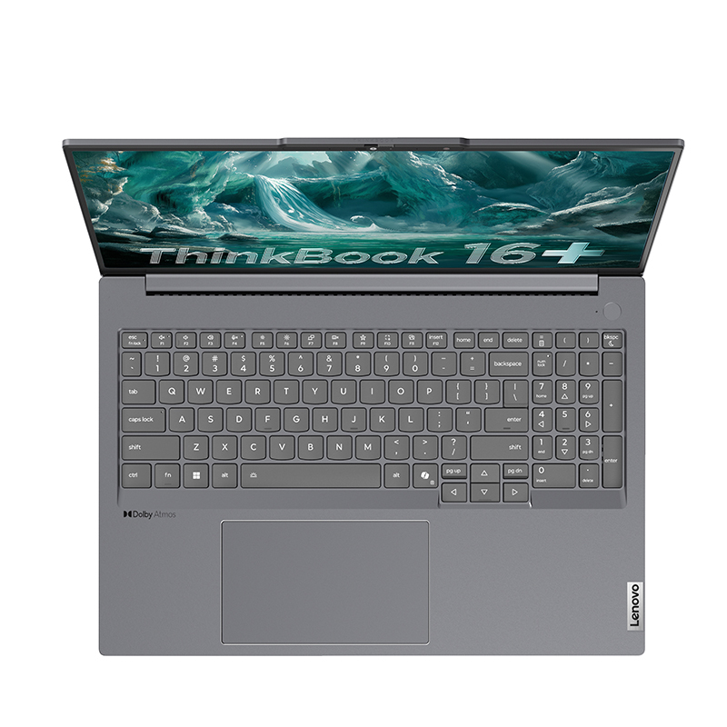 联想ThinkPad ThinkBook 16+ 07CD 16英寸标压便携轻薄笔记本电脑 (酷睿Ultra 9 285H 32G内存 1T固态 RTX5060 3K)高清大图