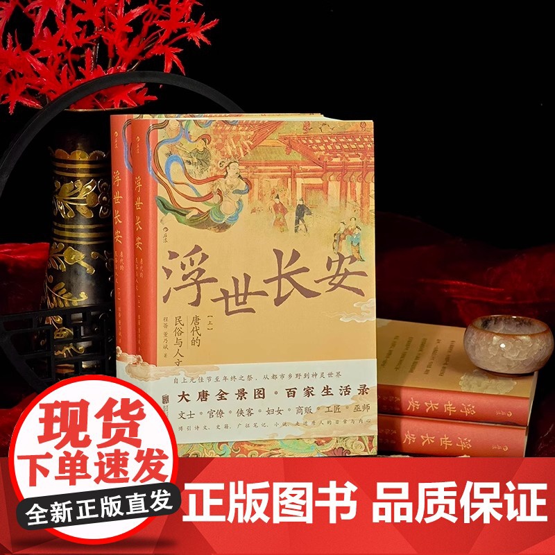 浮世长安:唐代的民俗与人文 唐代的民俗与人文 唐人百家生活录 唐朝民俗知识百科古典文学学生课外书 中国传统文化书籍高清大图
